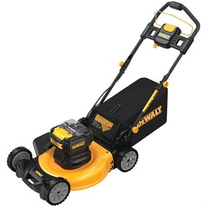 DEWALT TONDEUSE À POUSSÉE 21.5'' (2 BATTERIES 10AH)