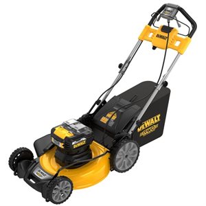 DEWALT TONDEUSE À TRACTION ARRIÈRE 21.5'' (2 BATTERIES 10AH)