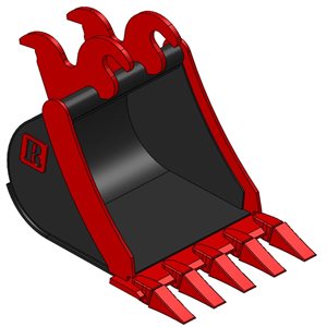 BUCKET À DENTS 24'' KX040