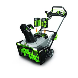 PELLE À NEIGE EGO AV. TARIÈRE EN ACIER (2 BATTERIES 5AH)